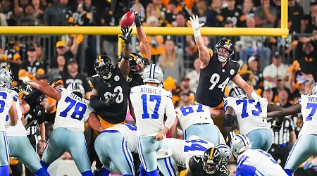 What happened on Cowboys’ blocked FG vs. Steelers? Turns out Brandon Aubrey is human