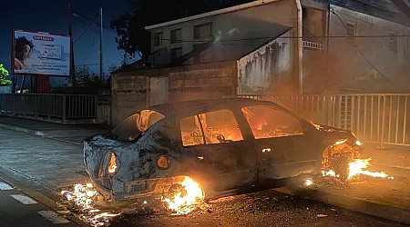 Crise en Martinique : nouvelle nuit de tensions à Fort-de-France et au Lamentin, des véhicules incendiés