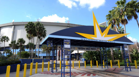 WATCH: Tropicana Field roof on Rays stadium seemingly shredded by wind as Hurricane Milton lashes Florida