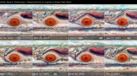 NASA’s Hubble Watches Jupiter’s Great Red Spot Behave Like a Stress Ball