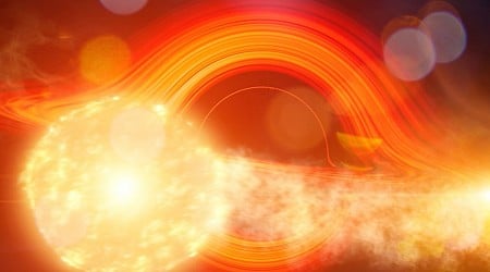 Black Hole Tears Star to Shreds, Flings Its Guts Toward Another Star Nearby