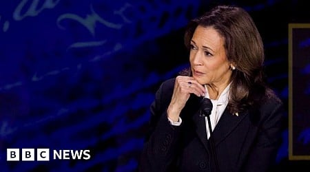 Harris goads Trump into flustered debate performance