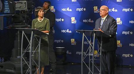 Maryland U.S. Senate candidates Larry Hogan, Angela Alsobrooks debate abortion rights