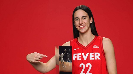 Caitlin Clark Honored By Fever for Historic WNBA Rookie Season in Photos, Videos