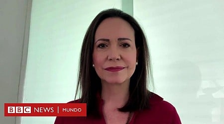 “Maduro está desnudo frente a todo el mundo y a sus seguidores”, le dice María Corina Machado a la BBC