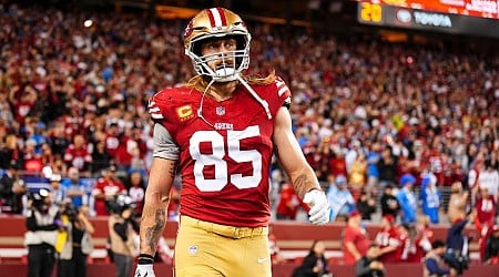 49ers' George Kittle makes acrobatic 12-yard touchdown catch