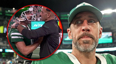 Aaron Rodgers Explains Tense Sideline Encounter With Jets Coach Robert Saleh