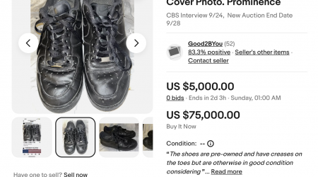 Arkansas eBayers Relist Old AF1s For $75k After Kendrick Lamar Randomly Used Their Photo For New Single Artwork