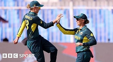 Australia begin World Cup defence with crushing win over SL