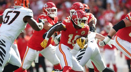 Chiefs' Isiah Pacheco Undegoes Testing After Ankle Injury vs. Bengals