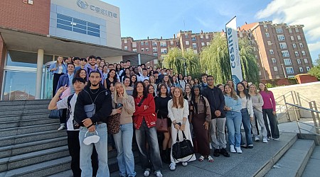 Un centenar de alumnos internacionales de 35 países se ha incorporado esta mañana CESINE