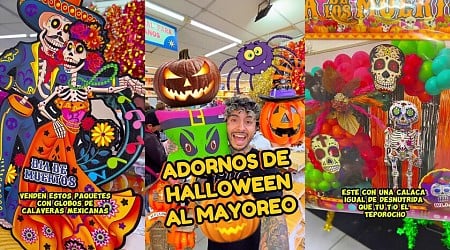 En esta tienda de la Ciudad de México encontrarás la mejor decoración para tu fiesta de Halloween o Día de Muertos con productos desde los 20 pesos