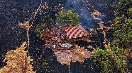 Record-breaking fires engulf South America, bringing black rain, green rivers and toxic air to the continent