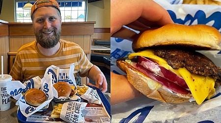 My husband and I don't eat much fast food, but we went to Culver's for the first time and loved our $42 meal