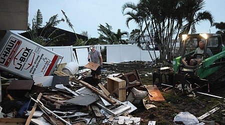 Floridians continue to clean up from Hurricane Milton, with over 1 million still without power