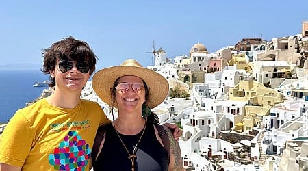 I left my husband and 2 kids behind for a trip to Greece with my middle son. It gave us proper bonding time.