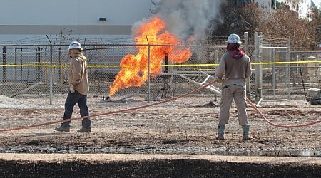 Officials identify driver who crashed into a Texas pipeline and sparked a 4-day fire