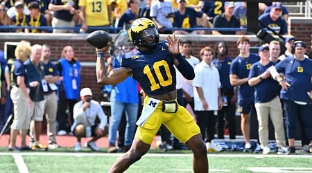 Michigan's Alex Orji to Replace Davis Warren as QB1 vs. USC, Says Sherrone Moore