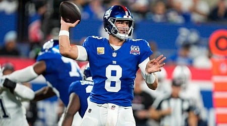 Giants vs. Bengals NFL props, odds, AI prediction, Sunday Night Football picks: Daniel Jones over 212.5 yards