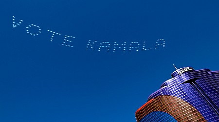 DNC to skywrite 'Vote Kamala' over the Raiders-Steelers game Sunday