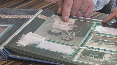 Long-lost scrapbook found at thrift shop returned to family