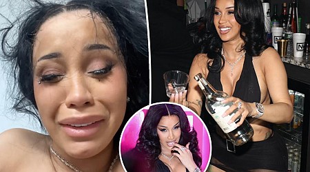 Cardi B promises to 'never' drink again after 32nd birthday bash