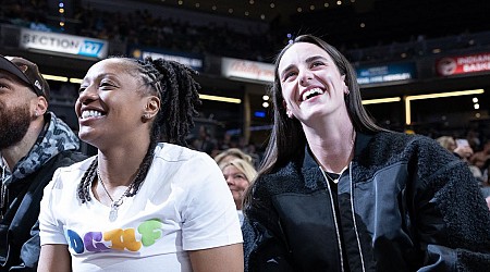 Caitlin Clark and Kelsey Mitchell courtside for Pacers game is full-circle moment for WNBA