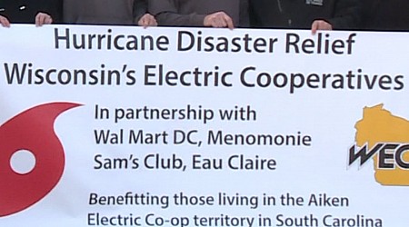 Wisconsin Electric Cooperative Association and its 24-member electric cooperatives raise nearly $40K in donations