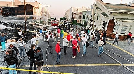 October 17, Loma Prieta earthquake strikes California