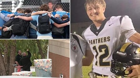 Indiana high school football star Bryce Gerlach, 18, killed while shielding others during festival shooting