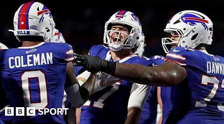 Bills crush Jaguars while Commanders edge Bengals