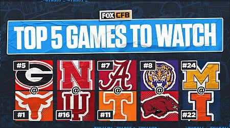 College football Week 8 preview: Five best games to watch this weekend