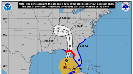 An intensifying Helene approaches Florida as southeastern states brace for impact