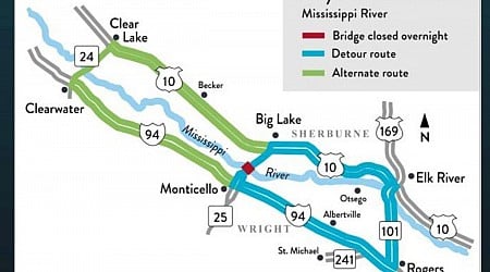 Mississippi River Crossing Opening in Monticello