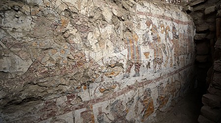 Additional Moche Murals Uncovered in Peru at Pañamarca