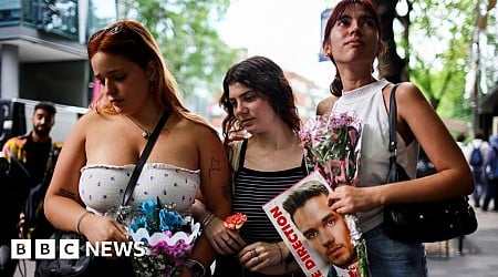 Tears and songs as Liam Payne fans in Argentina grieve