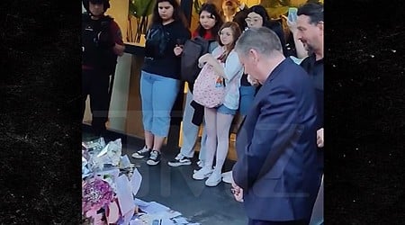 Liam Payne's Dad Joins Fans for Moment of Silence Outside Hotel