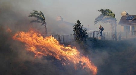 California utility shuts off power in 12 counties as 'diablo' wind spikes risk of wildfires