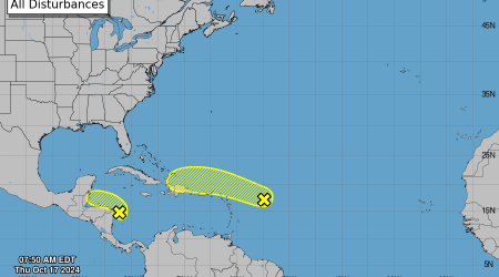 Storm tracker: NHC tracking 2 systems in Atlantic even as tropical threat from Invest 94L drops