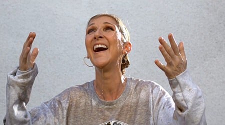 Céline Dion Gets A Gatorade Bath In Sunday Night Football Promo