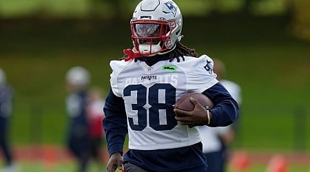 Rhamondre Stevenson rejoins Patriots at practice as they prepare for Jaguars