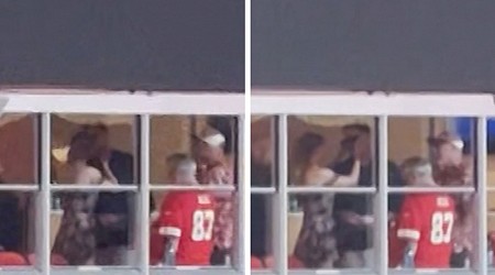 Taylor Swift & Travis Kelce Lock Lips After Kansas City Chiefs Win