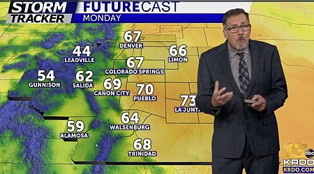 Overnight showers will give way to beautiful Fall weather