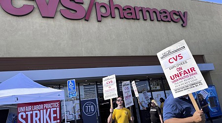 CVS workers strike at 7 Southern California stores for better pay and health care