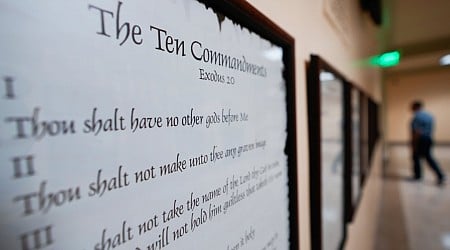 Judge will hear arguments to block Louisiana’s Ten Commandments display requirement in schools