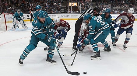 San Jose Sharks lose to Colorado Avalanche, skid reaches six games