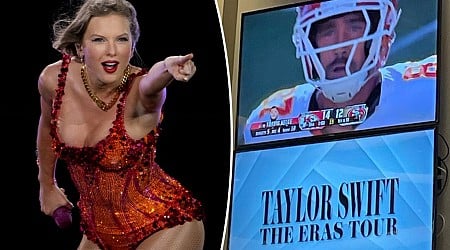 Taylor Swift's Miami Eras Tour stadium aired Chiefs game before singer gave shout-out to Travis Kelce mid-concert