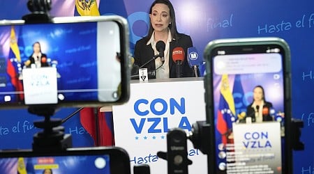 Venezuelan opposition leader urges Colombia's president to recognize her faction's electoral victory