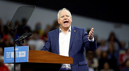 Tim Walz Scorches 'Clown' Trump And 'Dips**t' Elon Musk At Fiery Rally