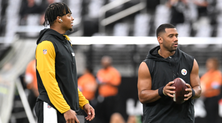 Mike Tomlin refuses to definitively name Steelers' starting QB between Russell Wilson and Justin Fields